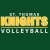 Knights Volleyball Logo